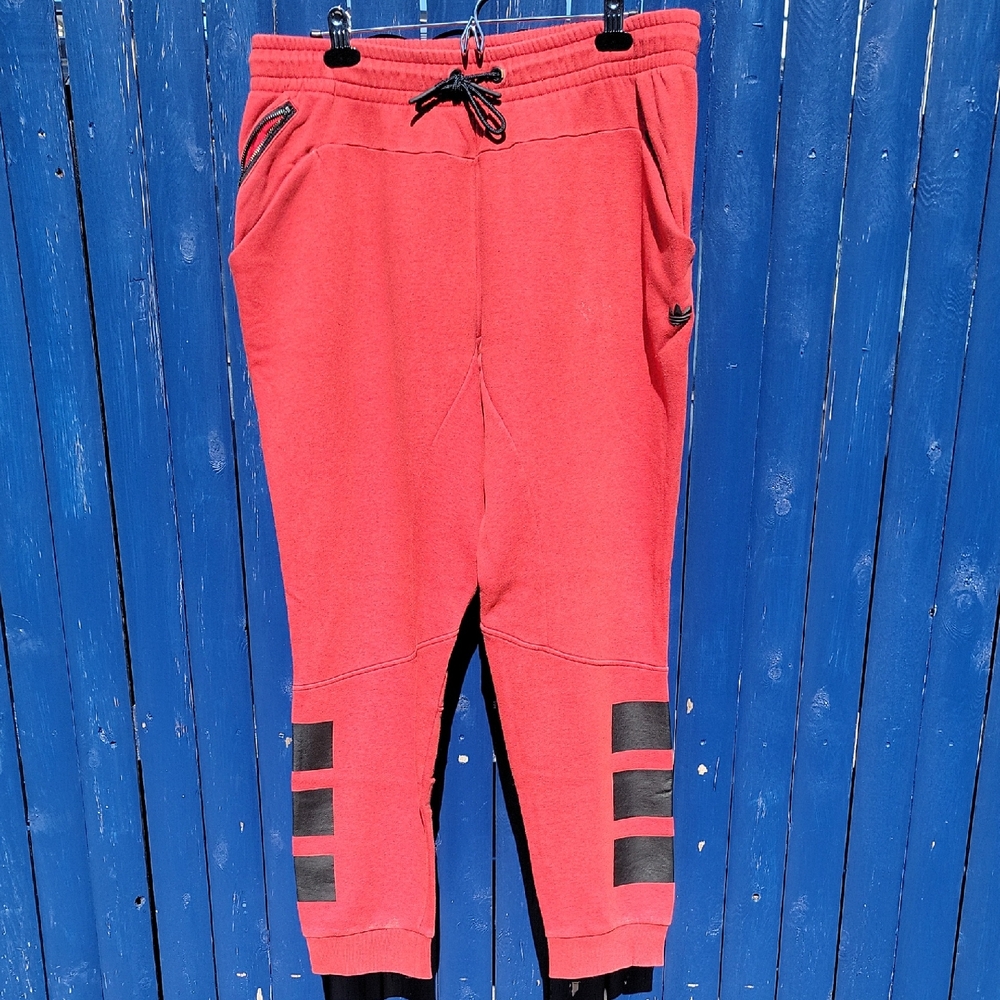 Mens Red Jogger Pants
